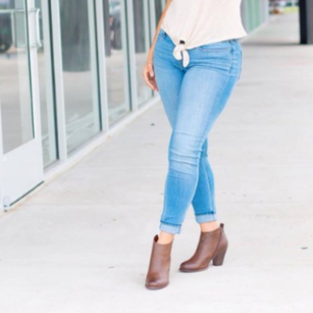 DONATED!! Burnished brown faux leather - Picture 2 of 4